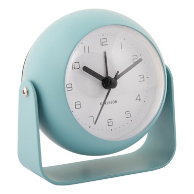 KARLSSON Budilica Bunky ø 9 cm, prirodna