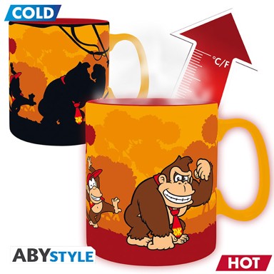 Šalica Heat Change Donkey Kong, 460 ml