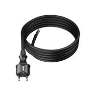 Gumeni kabel za napajanje s ravnim utikačem 3 m 3 x 2,5 mm² 16 A IP44