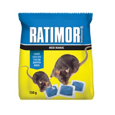 RATIMOR Zaštita od glodavaca Brodifakum mm 150 GR duplex 29 PPM