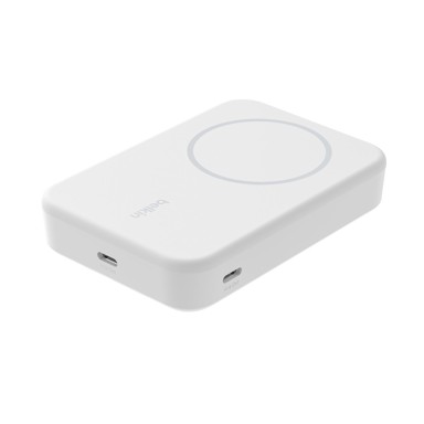BELKIN Punjač BOOST Charge Pro Magnet, Powerbank Qi2, 15W, 10K, bijeli