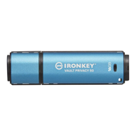 KINGSTON TECHNOLOGY USB memorijski pogon IronKey Vault Privacy 50, 16 GB, USB Tip-A 3.2 Gen 1, crno-plavi