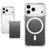 MAXMOBILE maska za iPhone 17 Pro DROP-PROOF PURE MAGSAFE prozirna/glitter