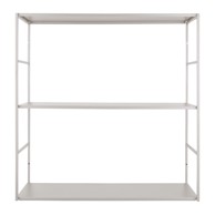 PT LIVING Siva metalna zidna polica Level, 60 x 60 cm