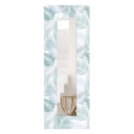 WALLITY Zidno ogledalo s drvenim okvirom 40x120 cm