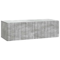 Zidni TV ormarić, 98 x 41 x 30 cm, konstruirano drvo, betonsko siva