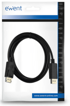 EWENT Kabel DisplayPort 1.4 EC1407, crni, 8K 60Hz, 4K 240Hz, 3m