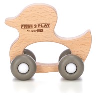 FREE 2 PLAY Drvena patka na kotačima