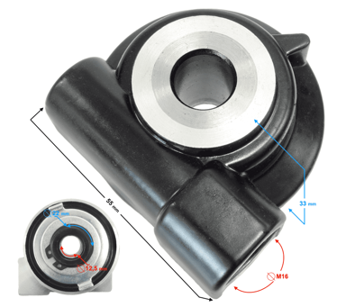 MORETTI Izolirani ženski ravni konektori 7,4 mm 1,5-2,5 mm² 15 A 10 kom.