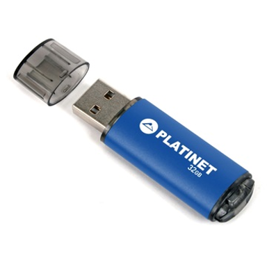 PLATINET USB memorijski pogon PMFE32BL, 32 GB, USB Tip-A 2.0, plavi