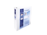 EXACOMPTA Uložna mapa 4D ringa fi 60 mm A4 s 3 džepa 51845E bijela
