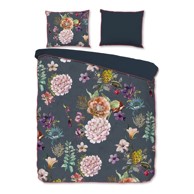 DESCANSO Posteljina Parma za bračni/produženi krevet od pamučnog satena 240x220 cm Antracitno siva