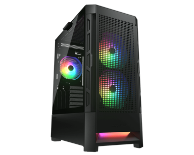 COUGAR Kućište Airface RGB, mid tower, ATX, prozor, crno