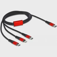 DELOCK Kabel za punjenje USB-C u Micro-USB + USB-C + Lightning