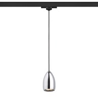 RENDL Viseća svjetiljka Babades, sa sjenilom, za 3F šinu, krom, 230 V, GU10, 35 W 