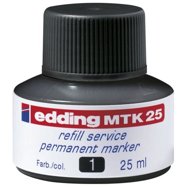 EDDING Tinta za marker permanentni 25ml MTK25 crna