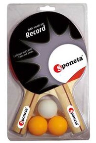 SPONETA Set loptica i reketa za stolni tenis, Record
