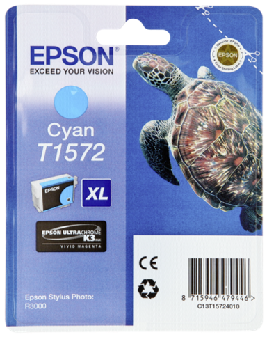 EPSON Tinta za printer ink cartridge cyan T 157 T 1572