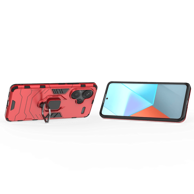 LENUO Maskica Armor za Redmi Note 13 Pro+ 5G, crvena