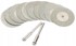 VORTEX Set od 10 dijamantnih diskova za rezanje i brušenje 50 mm, tip Dremel