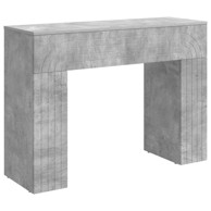 Stolić za kavu, 102 x 35 x 75 cm, konstruirano drvo, betonsko siva