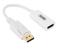 UNITEK adapter DisplayPort na HDMI, 4K, bijeli, Y-6332