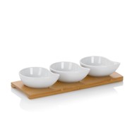 KELA Set zdjela Philipa 4/1, porculan, bijeli