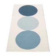 PAPPELINA Unutarnji i vanjski tepih Otto Sky 70x140 cm, plavi/krem