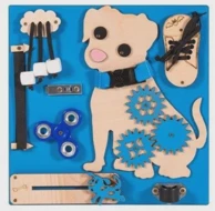 Manipulativna ploča Hugo, plava