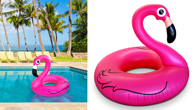 Kolut na napuhavanje flamingo 90cm