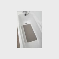 TENDANCE Podloga za kadu, 34x74 cm, guma, sivo-smeđa