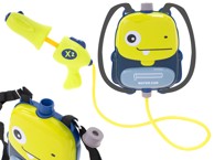 Vodeni pištolj s ruksakom za vodu 1000 ml, žuti