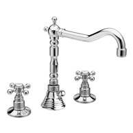 SAPHO Slavina za umivaonik Antea, sjajno srebrna