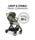 HAUCK Dječja kolica Travel N Care Plus - Velvet Olive