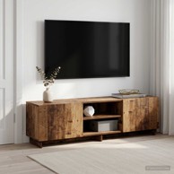 TV stalak 140 x 34,5 x 40 cm od konstruiranog drva, staro drvo