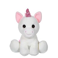 GIPSY TOYS Plišana igračka Eyes Pets bijela 40 cm jednorog