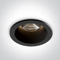 ONE LIGHT Ugradbena svjetiljka crna 6,5w cct ip65 700ma dark light dm10107wp/b/v