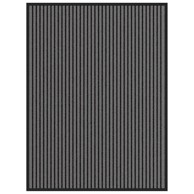 Otirač Stripe crni i sivi 90x120 cm