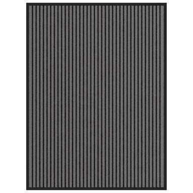Otirač Stripe crni i sivi 90x120 cm