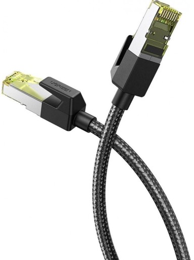 UGREEN Cat7 kabel s pletenim modularnim RJ45 Ethernet konektorom, okrugli, 1m
