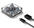ORICO USB hub MH4U, 4x USB-A, prozirni