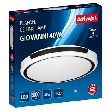 ACTIVEJET LED Stropna svjetiljka Aje-Giovanni, 40W