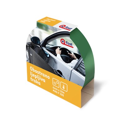 FOST Traka ljepljiva obostrano spužvasta MAG F 200, 19 mm, 10 m