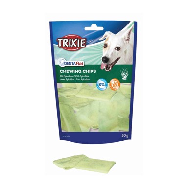 TRIXIE Poslastica za pse Dentafun Chips light sa spirulinom, 50 g