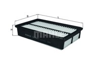 MAHLE Filter zraka MAZDA LX 3347 CX-7 2.2 MZR-CD 09