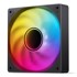 JONSBO Računalni ventilator SL-120, ARGB 5V 3PIN, Reversed, crni - SL-120BR