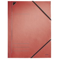 LEITZ Fascikl klapa s gumicom karton A4 39810225, crveni