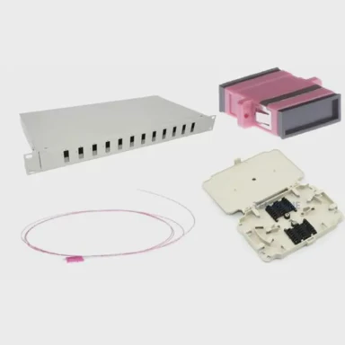 NFO patch panel, 1U, 12 SC OM4, multimode, zatvoren  