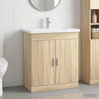 Set namještaja za kupaonicu 81 x 40 x 84,5 cm, hrast sonoma