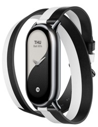 XIAOMI Dvostruka narukvica za Xiaomi Smart Band 8, crno bijela